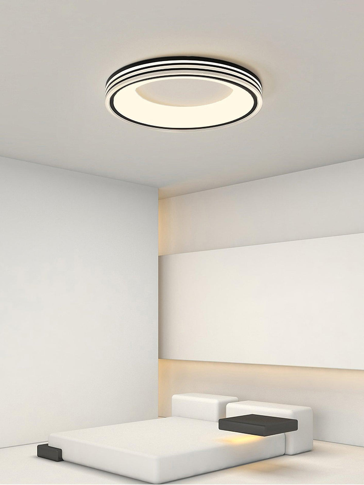 Perara Plafonnier Rond Encastré Minimaliste Chaud