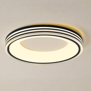 Solara Plafonnier Rond Encastré Minimaliste Chaud