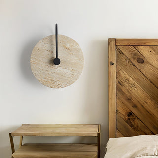Kara Applique Murale Minimaliste en Travertin