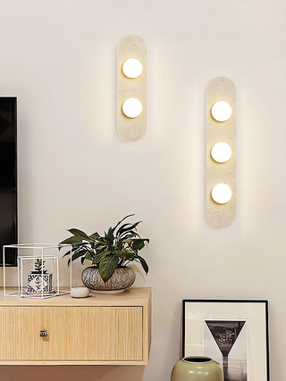 Zasoliel Applique Murale Minimaliste en Travertin