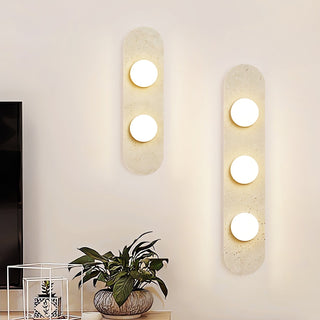 Zasoliel Applique Murale Minimaliste en Travertin