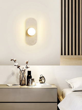 Zasoliel Applique Murale Minimaliste en Travertin
