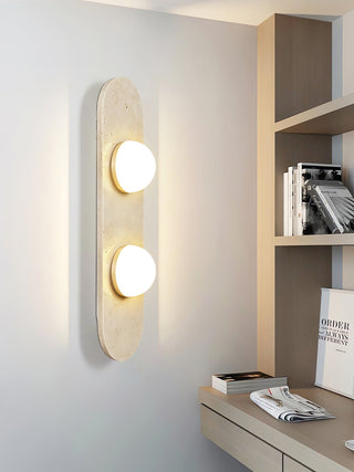 Zasoliel Applique Murale Minimaliste en Travertin