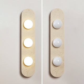 Zasoliel Applique Murale Minimaliste en Travertin