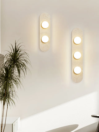 Zasoliel Applique Murale Minimaliste en Travertin