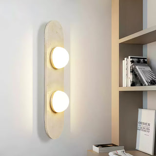 Zasoliel Applique Murale Minimaliste en Travertin