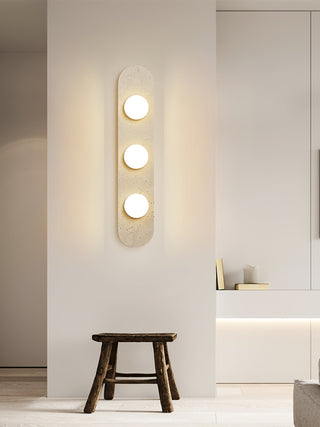 Zasoliel Applique Murale Minimaliste en Travertin