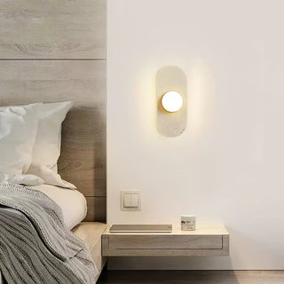 Zasoliel Applique Murale Minimaliste en Travertin