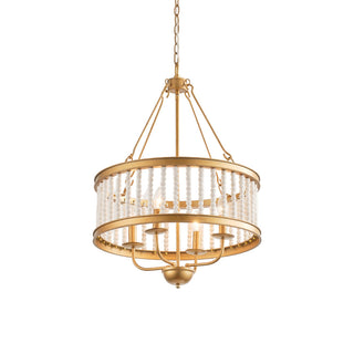 Ivsileth Lustre en Bois et Métal avec Perles Premium