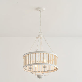 Ivsileth Lustre en Bois et Métal avec Perles Premium