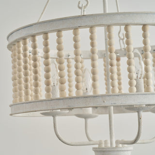 Ivsileth Lustre en Bois et Métal avec Perles Premium