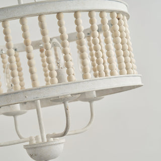 Ivsileth Lustre en Bois et Métal avec Perles Premium