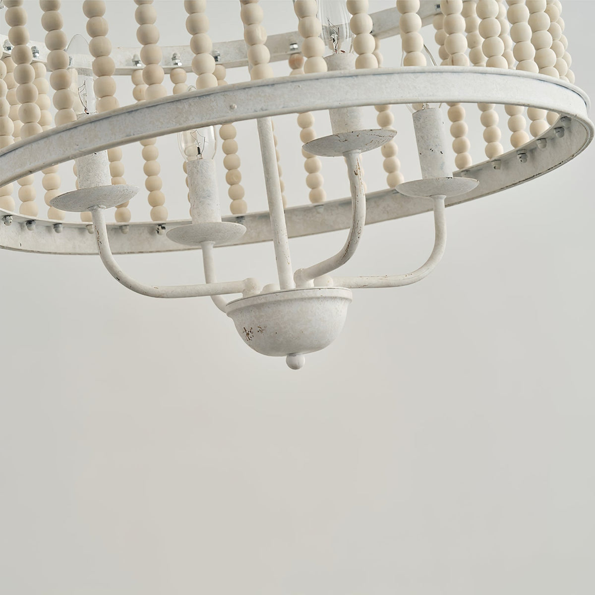 Ivsileth Lustre en Bois et Métal avec Perles Premium