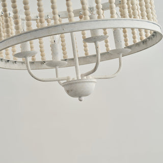 Ivsileth Lustre en Bois et Métal avec Perles Premium