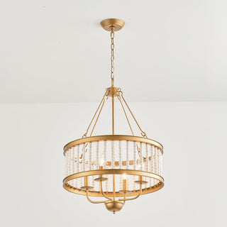 Ivsileth Lustre en Bois et Métal avec Perles Premium