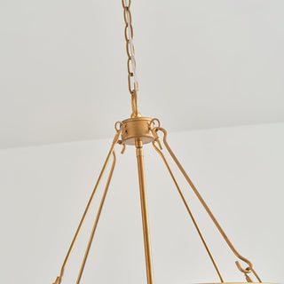 Ivsileth Lustre en Bois et Métal avec Perles Premium
