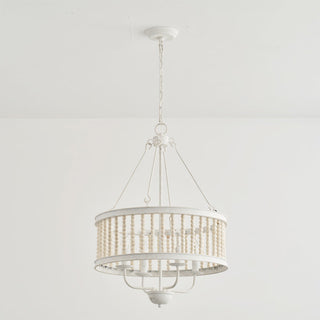 Ivsileth Lustre en Bois et Métal avec Perles Premium