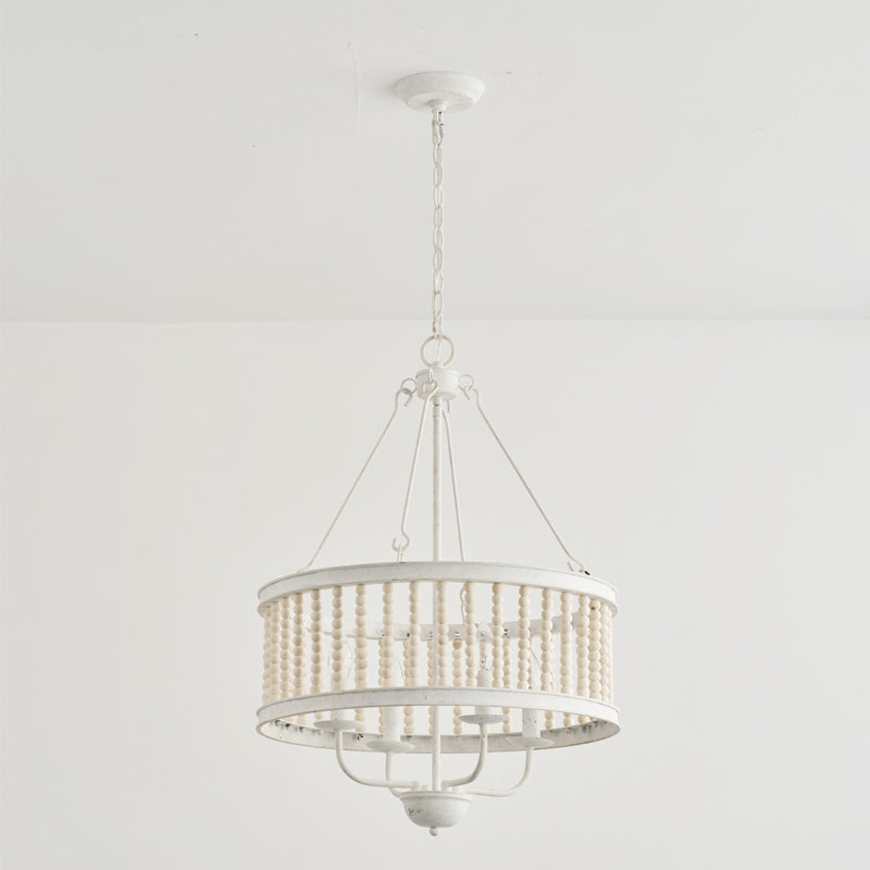Ivsileth Lustre en Bois et Métal avec Perles Premium
