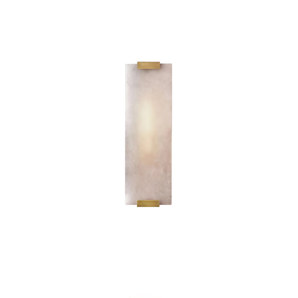 Velen Wall Lamp Alabaster Panel Glow-Neutral Decor