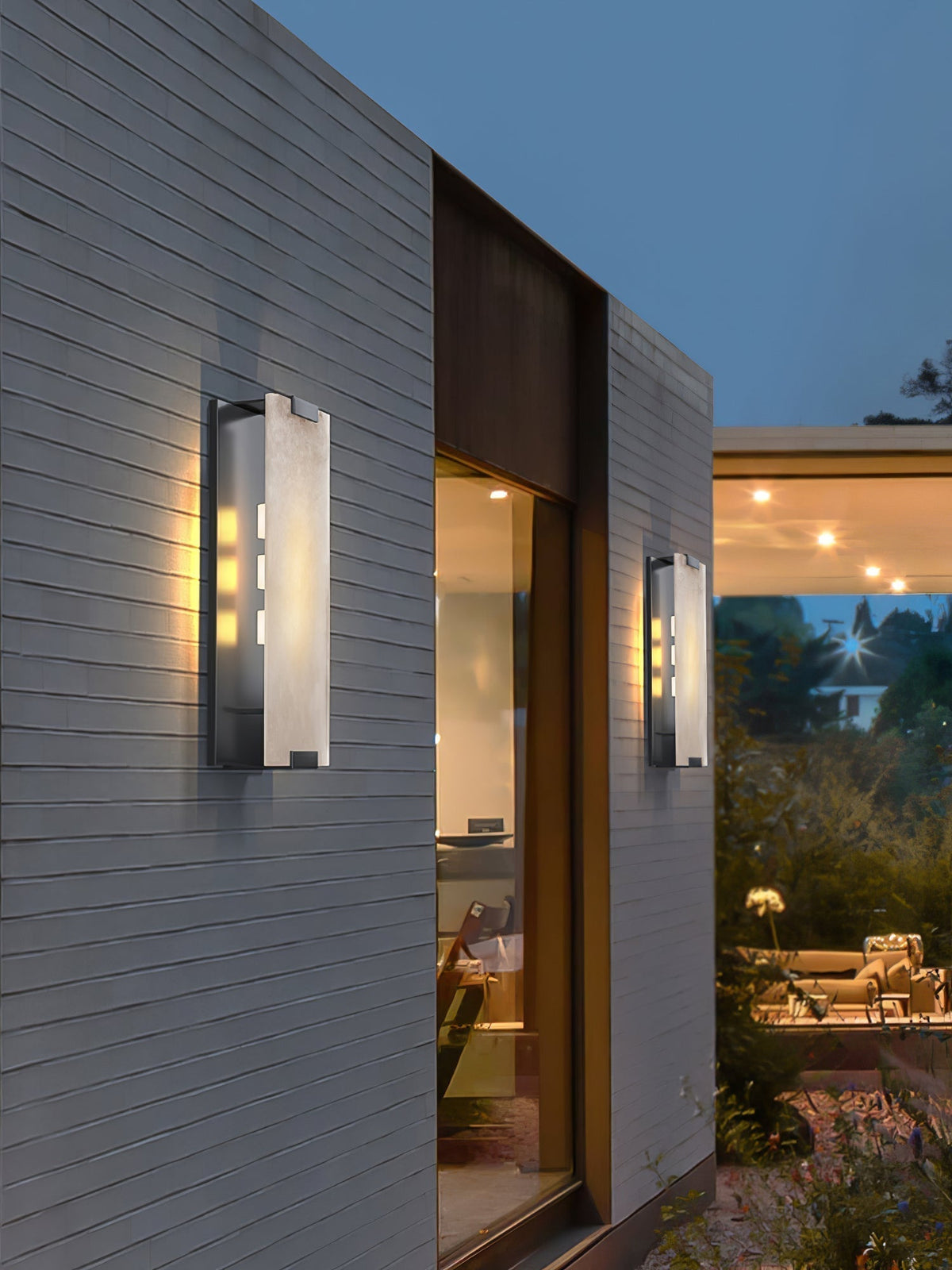 Velen Wall Lamp Alabaster Panel Glow-Neutral Decor