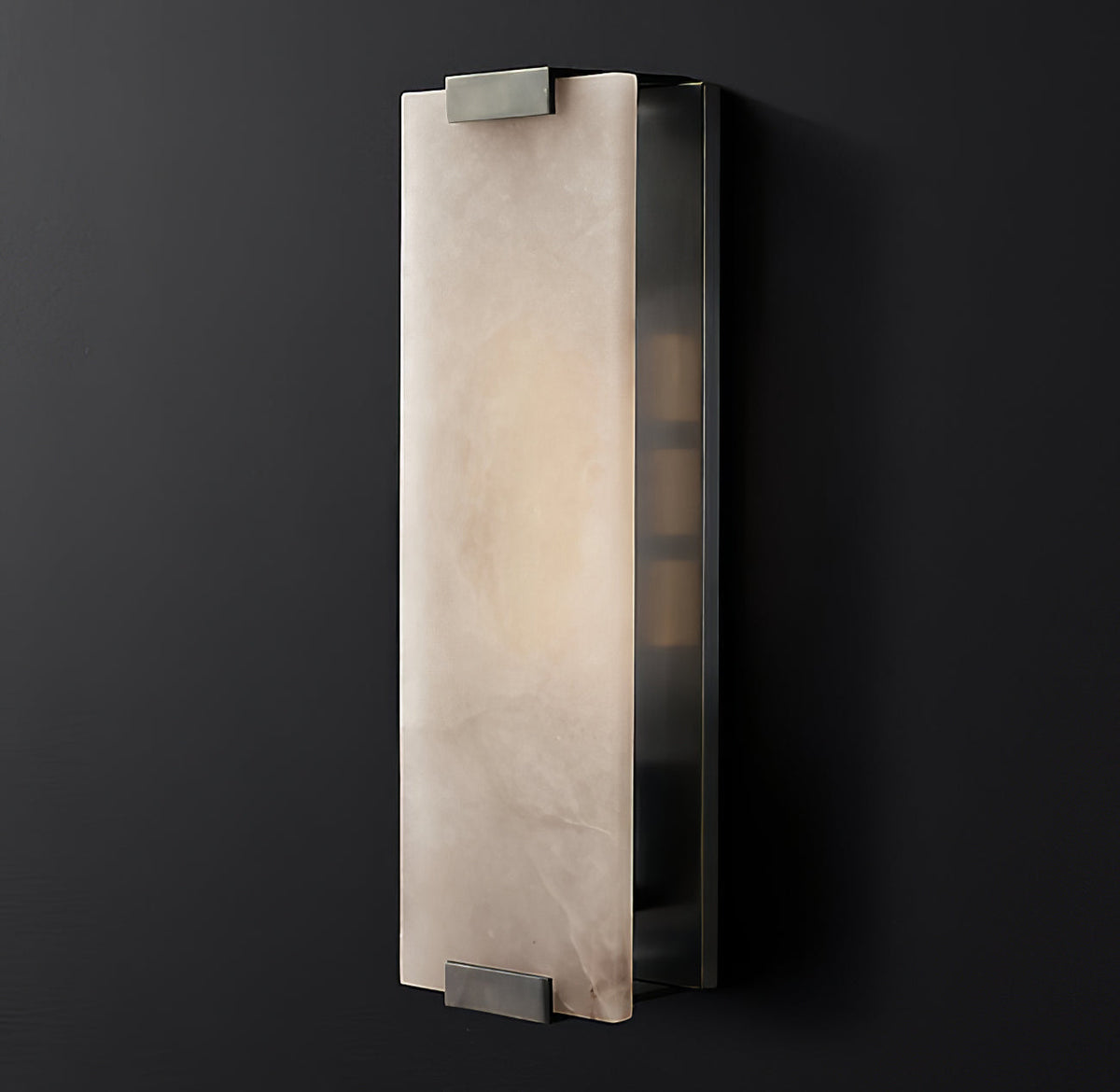 Velen Wall Lamp Alabaster Panel Glow-Neutral Decor