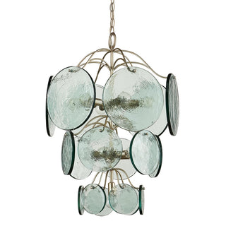 Aurora Lustre en Verre Disc Moderne