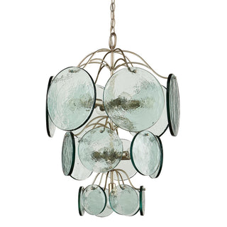 Aurora Lustre en Verre Disc Moderne