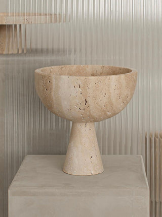 Rowan Stone Display Bowl-Neutral Decor
