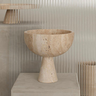 Rowan Stone Display Bowl-Neutral Decor