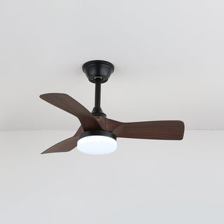 Orlen Ventilateur de Plafond avec Éclairage en Bois Minimaliste