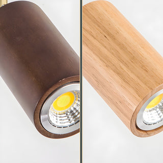 Usolila Lampe Plafonnier Moderne Minimaliste en Bois