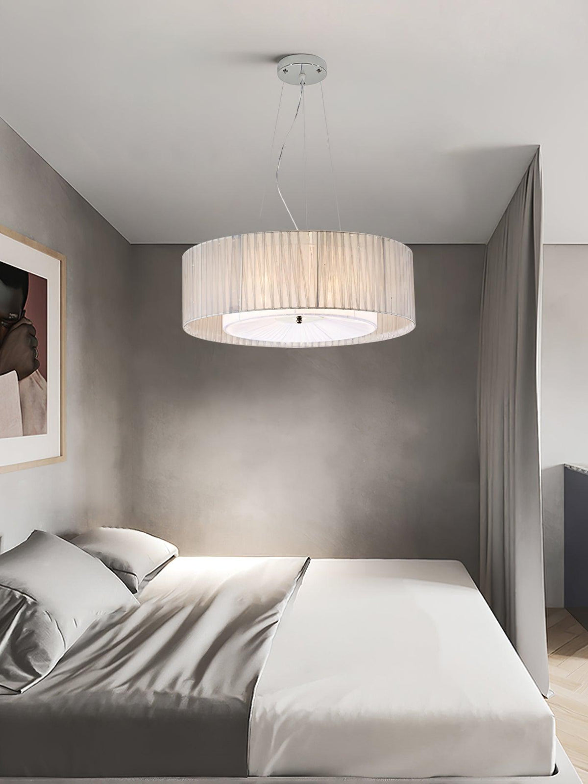 Seruna Suspension Moderne en Tissu