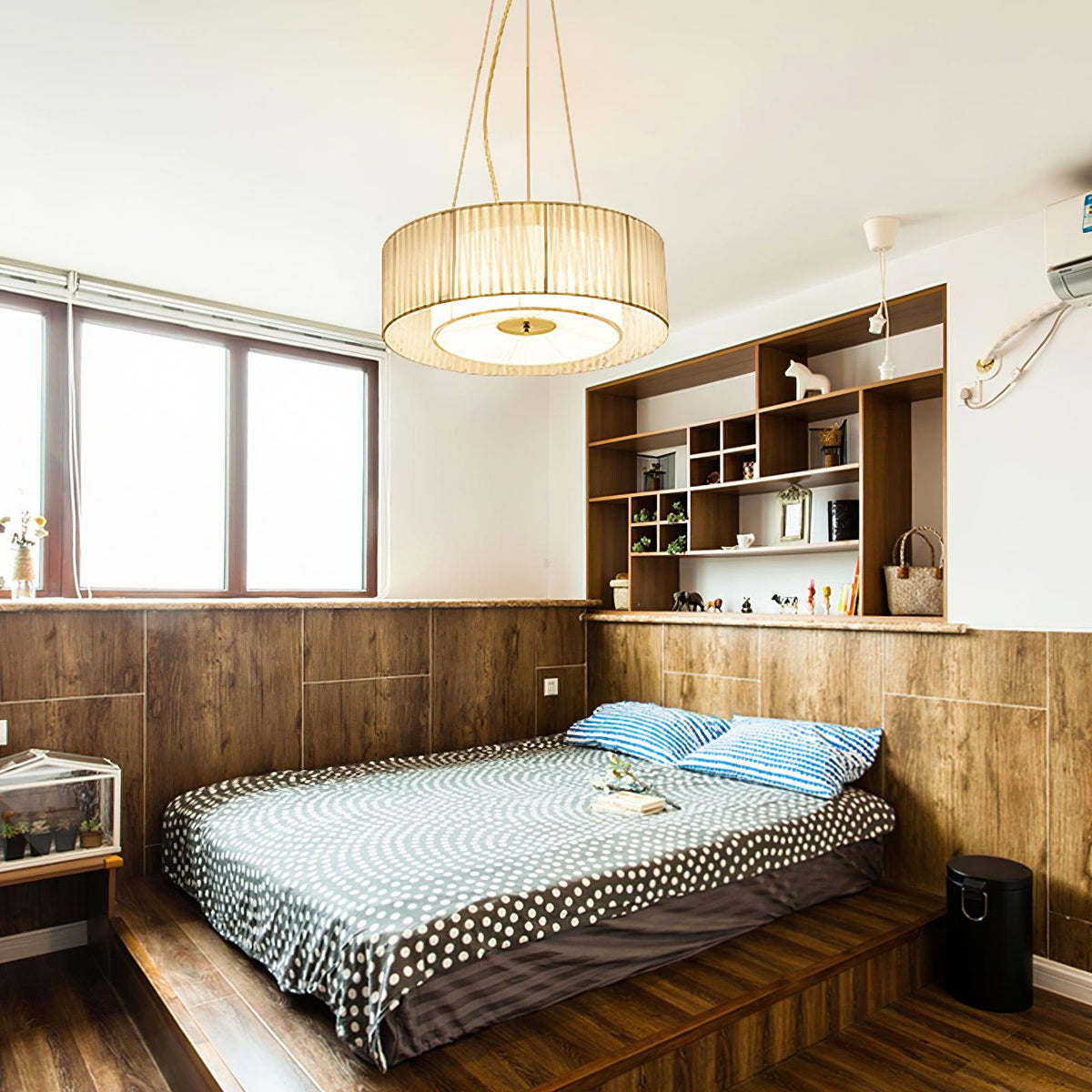Seruna Suspension Moderne en Tissu