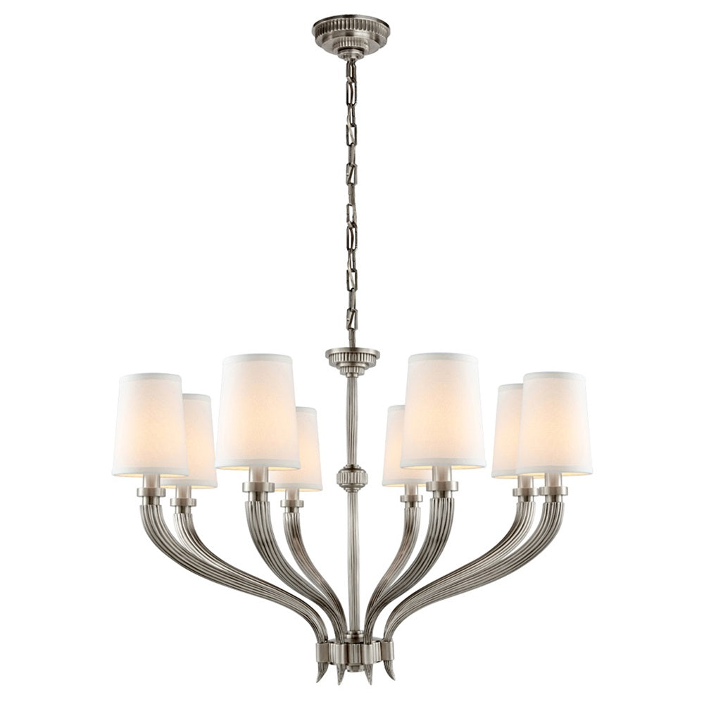 Olnoran Lustre Industriel Vintage Canne de Rivière Tissu