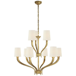 Olnoran Lustre Industriel Vintage Canne de Rivière Tissu