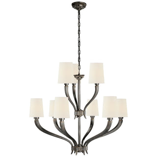 Olnoran Lustre Industriel Vintage Canne de Rivière Tissu