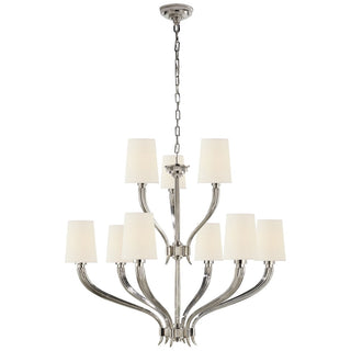 Olnoran Lustre Industriel Vintage Canne de Rivière Tissu