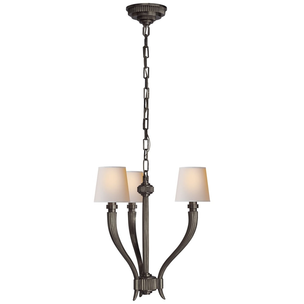 Olnoran Lustre Industriel Vintage Canne de Rivière Tissu