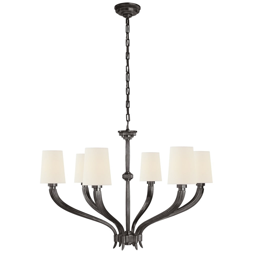 Olnoran Lustre Industriel Vintage Canne de Rivière Tissu