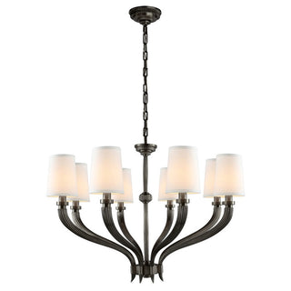 Olnoran Lustre Industriel Vintage Canne de Rivière Tissu