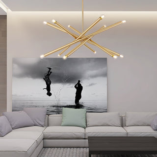 Erliren Lustre Métallique Moderne Minimaliste