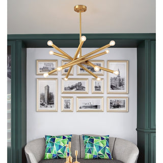 Erliren Lustre Métallique Moderne Minimaliste