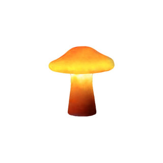 Ray Lampe Extérieure au sol Champignon Moderne, Résine, Orange, Cour