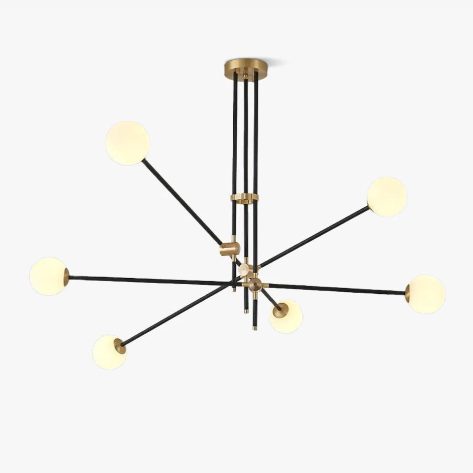 Ravelia SI Laiton Verre Globe