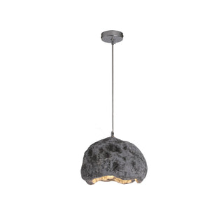 Avi Suspension Irrégulier Naturelle, Résine/Acrylique, Bois/Gris/Laiton, Chambre