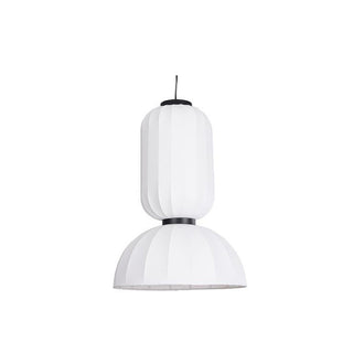 Ritta Suspension Vintage, Métal/Soie, Noir/Blanc, Chambre à Coucher