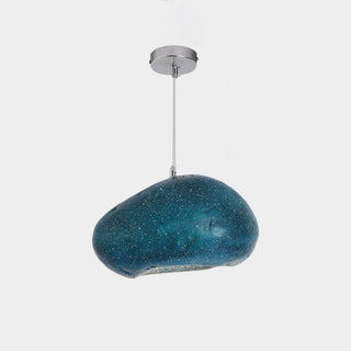 Avi Suspension Pain Moderne, Résine/Acrylique, Bleu/Gris/Noir, Chambre