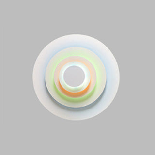 Harin Applique Murale Moderne Multicolore. Rose/Bleu/Jaune. Salon-Luire