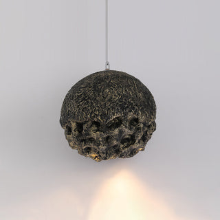 Avi Suspension Irrégulier Naturelle, Résine/Acrylique, Bleu/Gris/Bronze, Salon