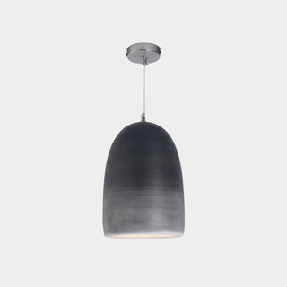 Arisha Suspension Pot Naturelle, Résine/Acrylique, Bleu/Noir/Gris, Chambre